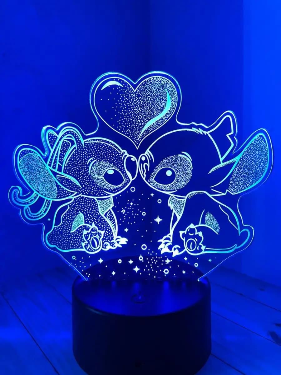 Подарочный ночник детям Лило и Стич