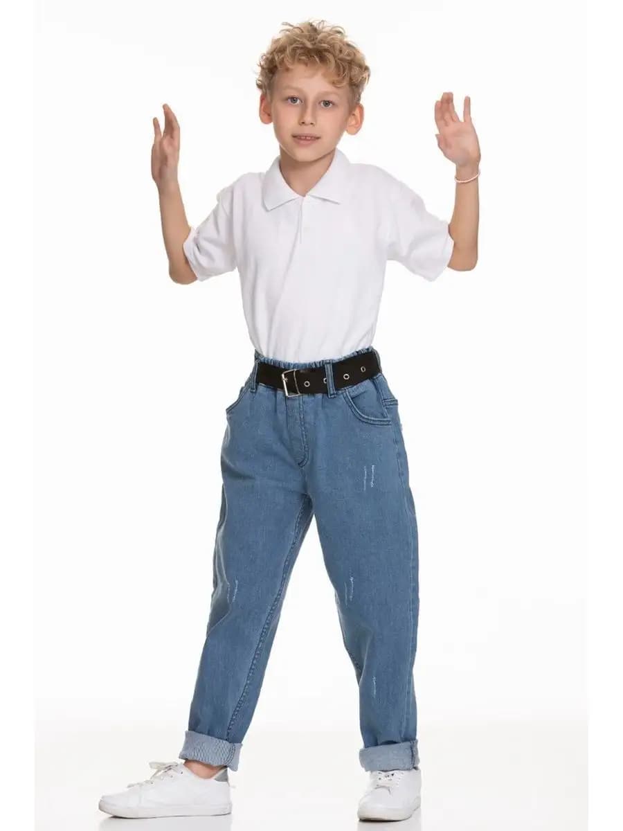 Джинсы на резинке подростковые демисезонные