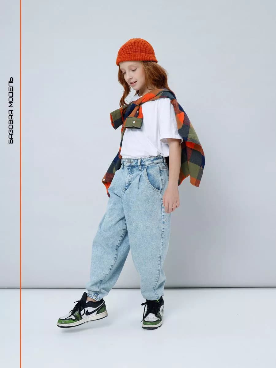 Джинсы для девочки. Слоучи в стиле бойфренд