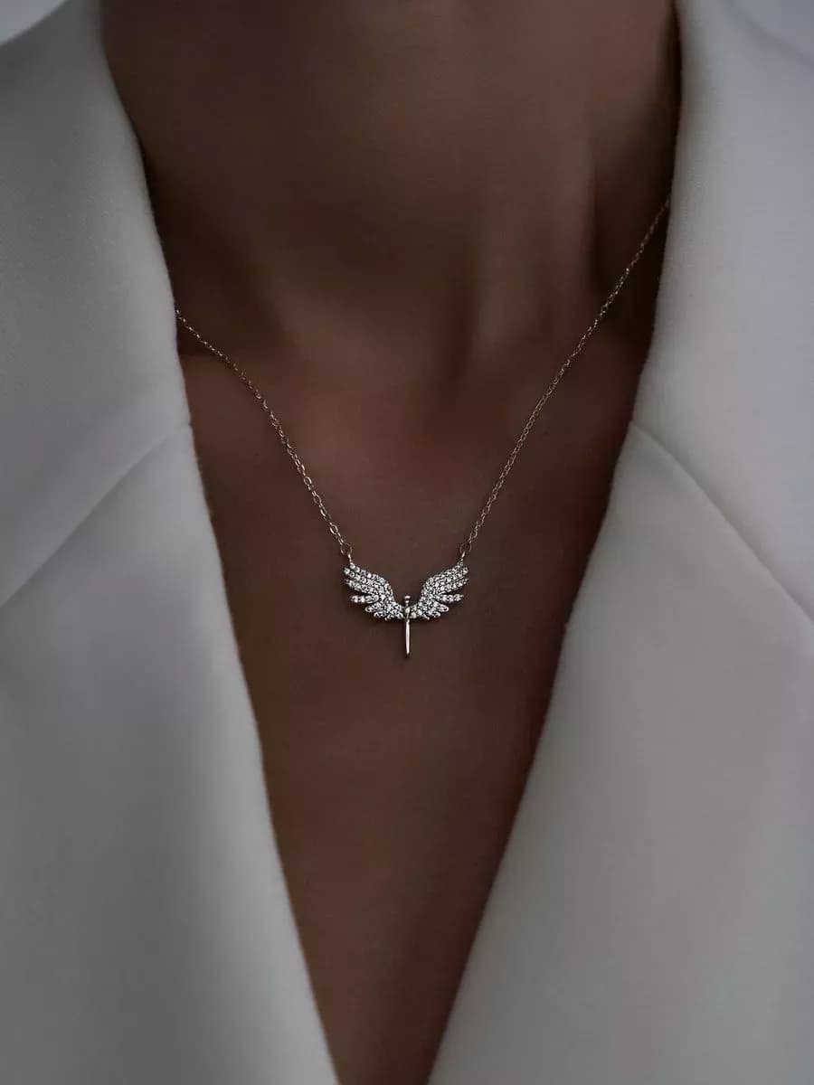 Цепочка на шею с подвеской - фото 1