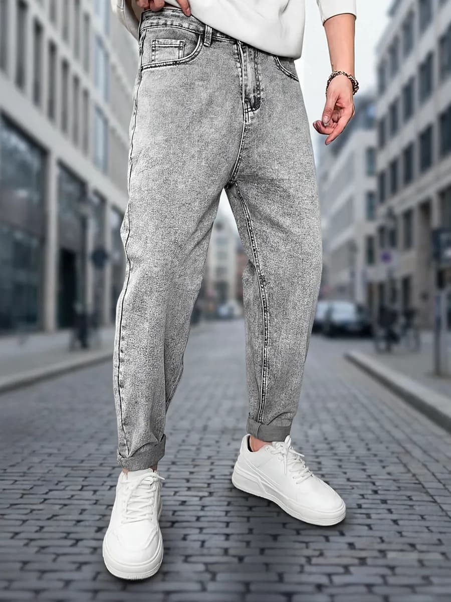 Джинсы мужские бананы