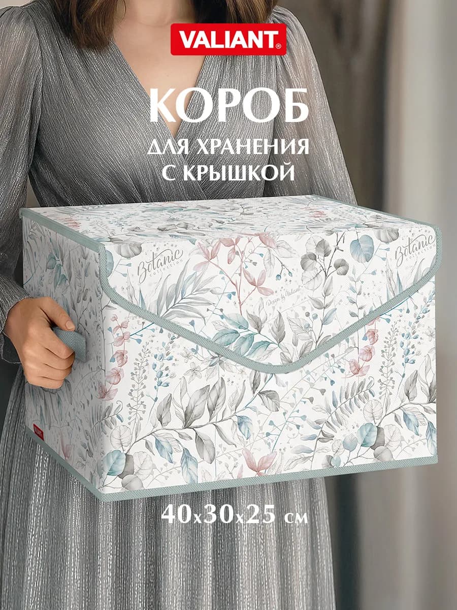 Коробка для хранения вещей с крышкой