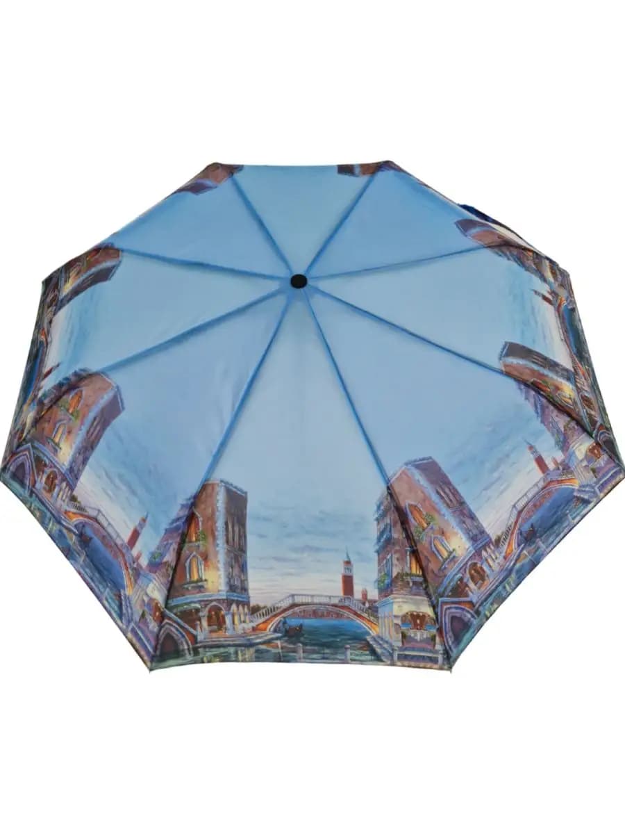 Зонт полуавтомат антиветер компактный