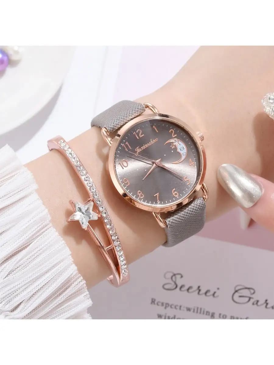 Часы кварцевые с браслетом