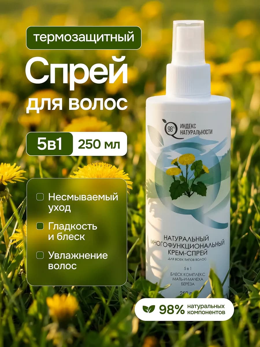 Спрей термозащита для волос несмываемый 250 мл