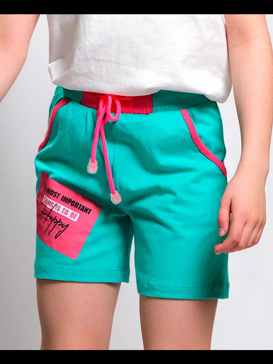 Шорты хлопок яркие для подростка