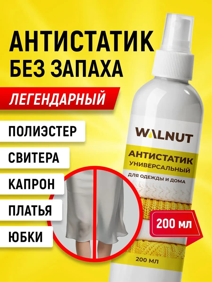 Спрей антистатик для одежды без запаха