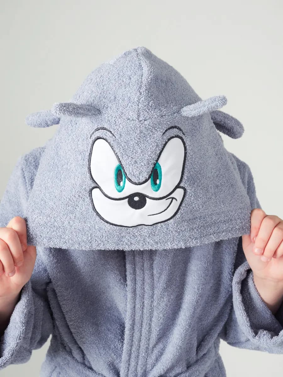 Халат махровый с капюшоном