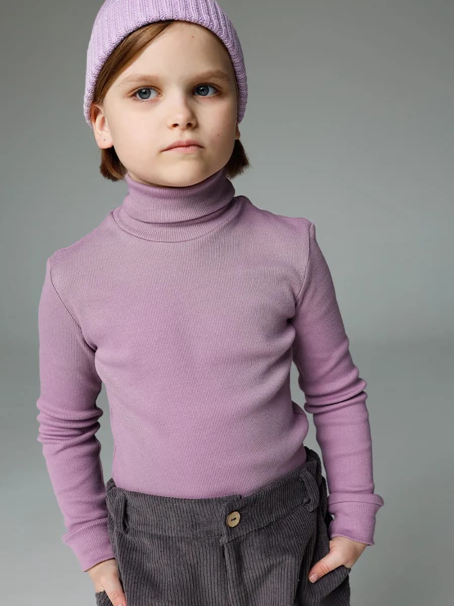 Водолазка в рубчик