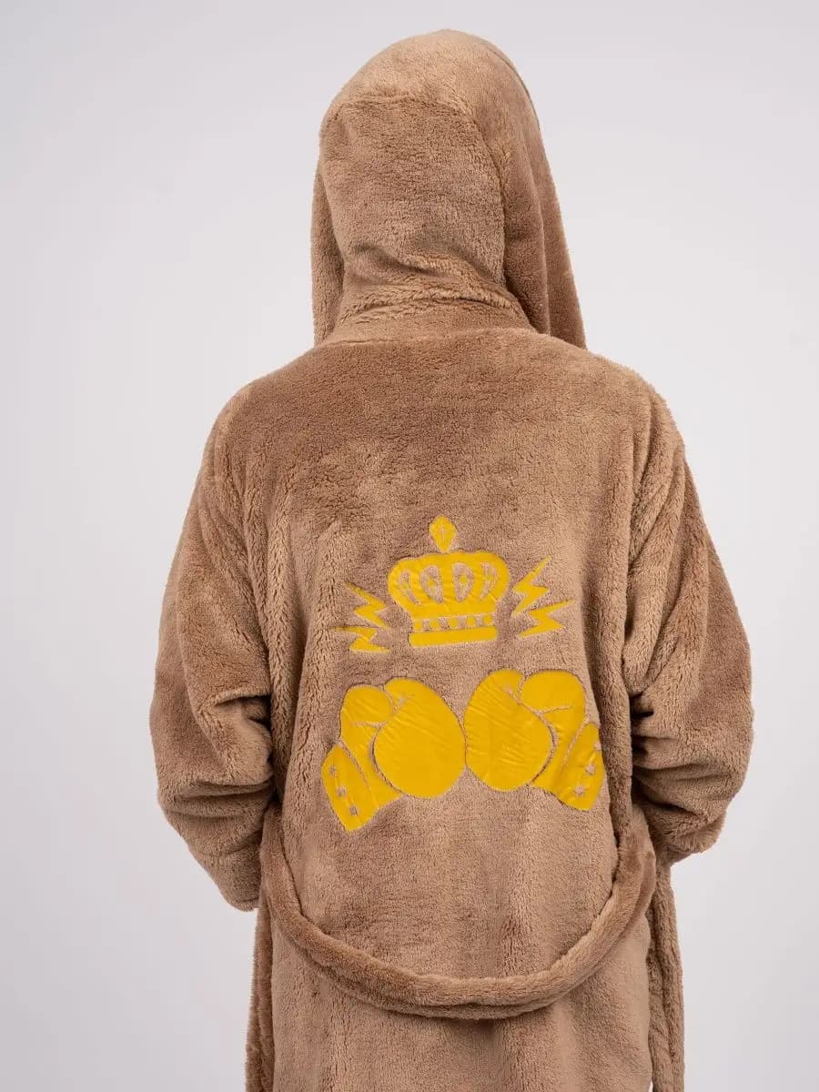 халат детский махровый с капюшоном