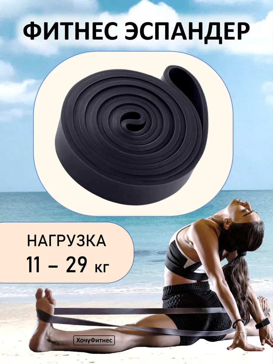 Резинки для фитнеса Эспандер ленточный Жгут