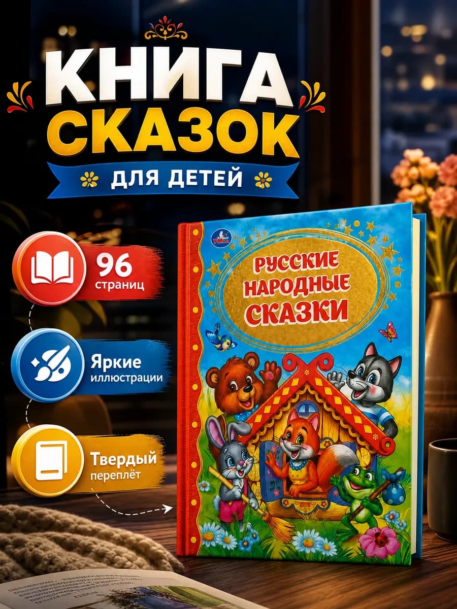 Сказки для малышей русские народные сборник книга для детей