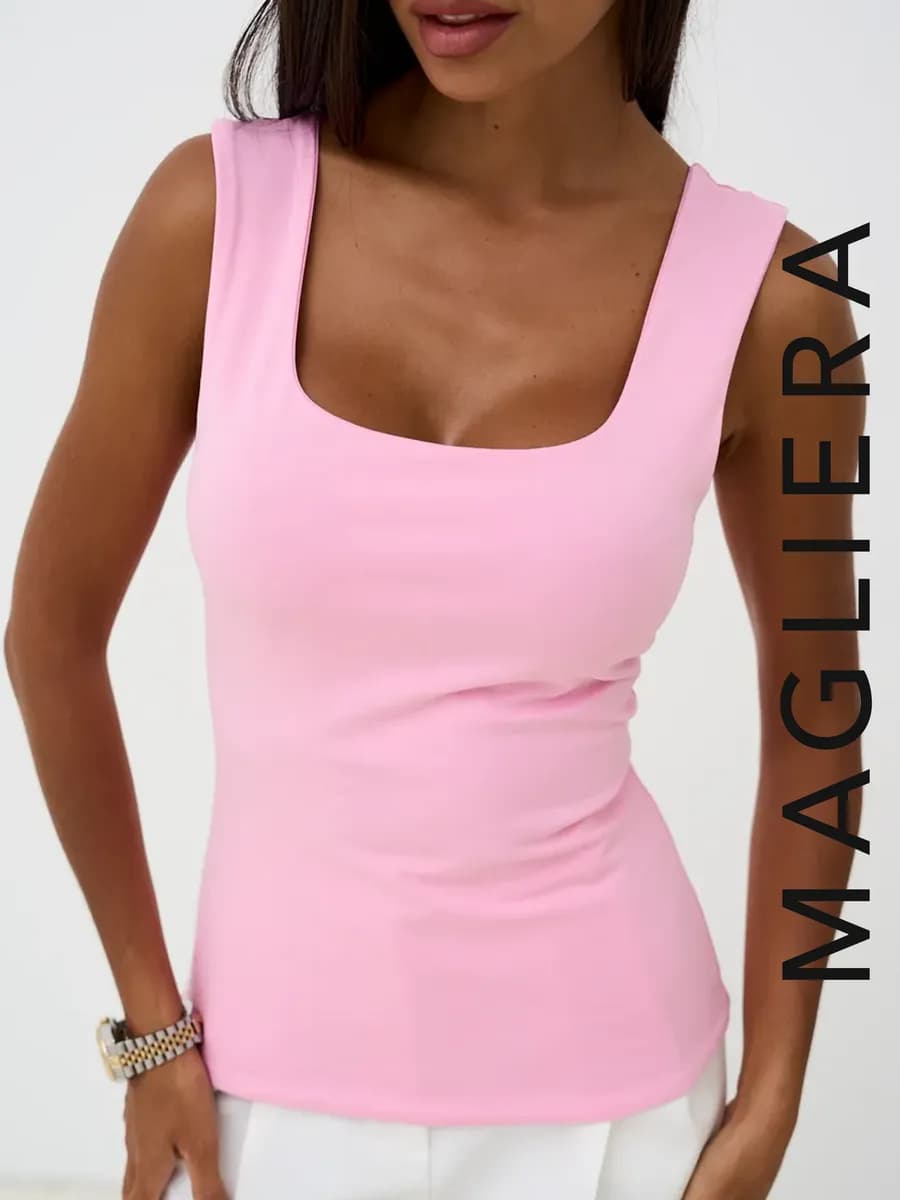 Топ двойной под пиджак длинный