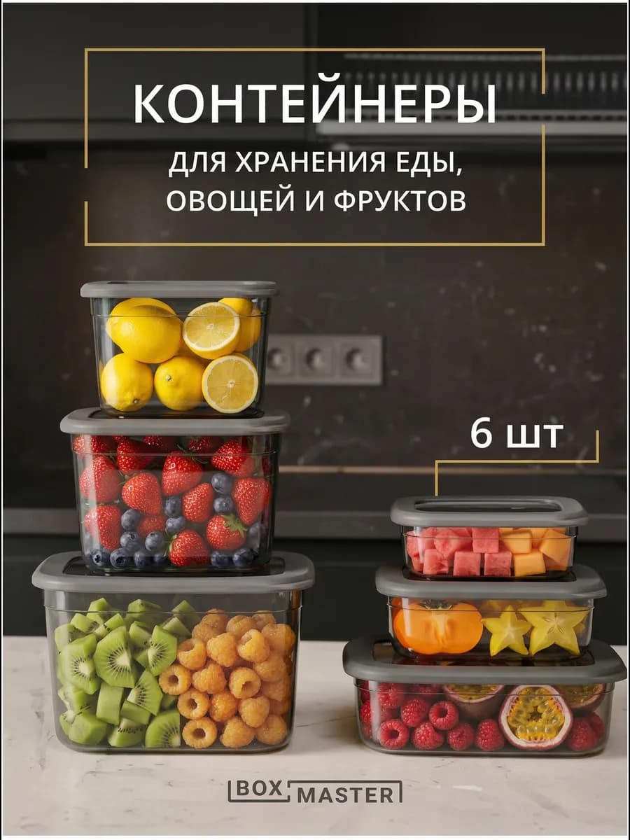 Контейнеры для еды и хранения продуктов герметичные