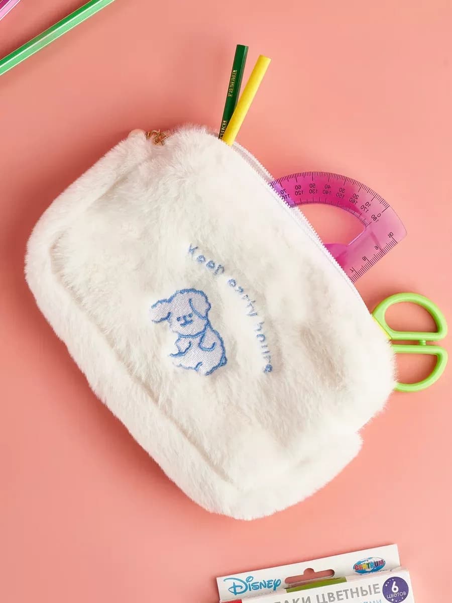 Пенал школьный для девочки в корейском стиле