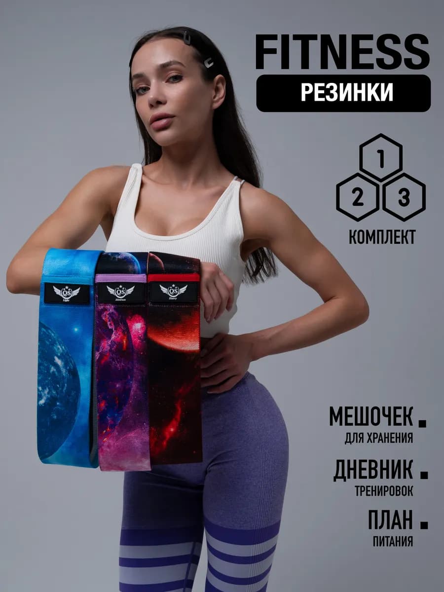 Резинки для фитнеса тканевые