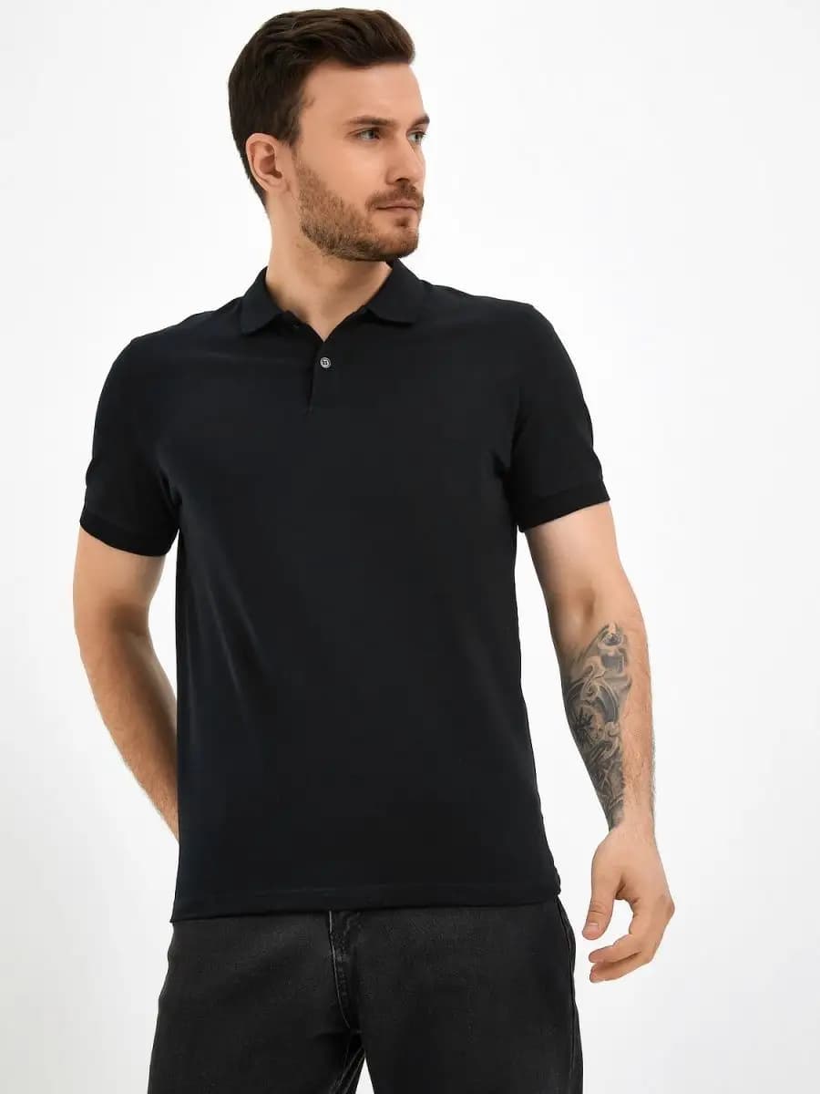 Футболка поло с коротким рукавом