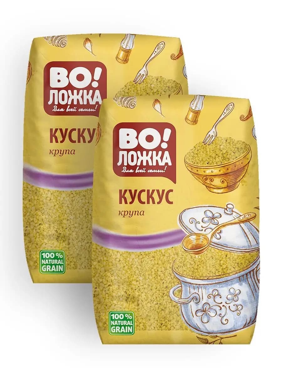 Крупа пшеничная Кускус 2шт по 800г