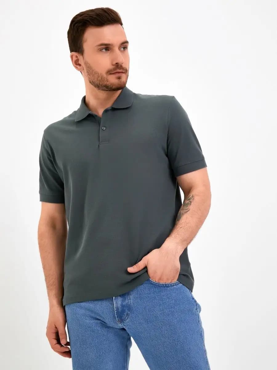 Футболка поло с коротким рукавом