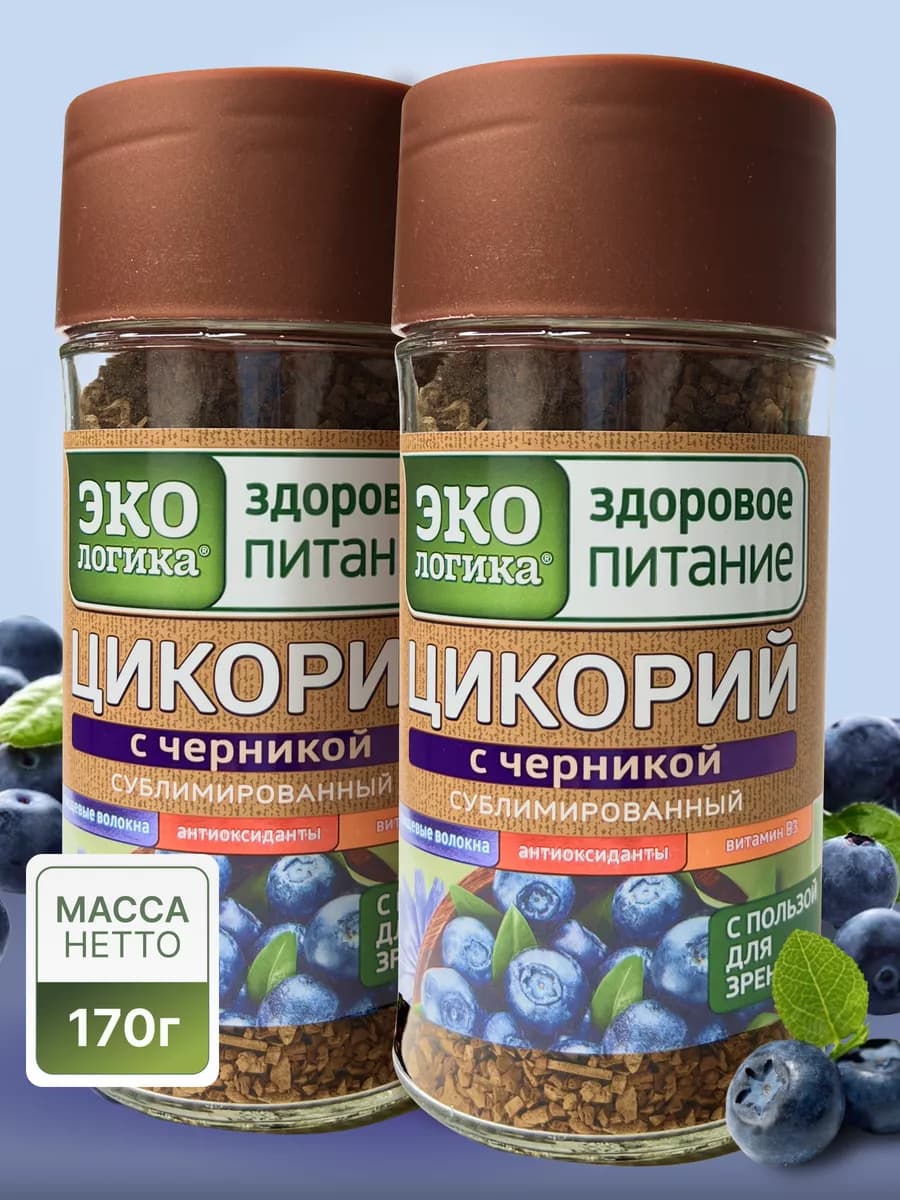 Цикорий Сублимированный с Черникой 2x85 гр