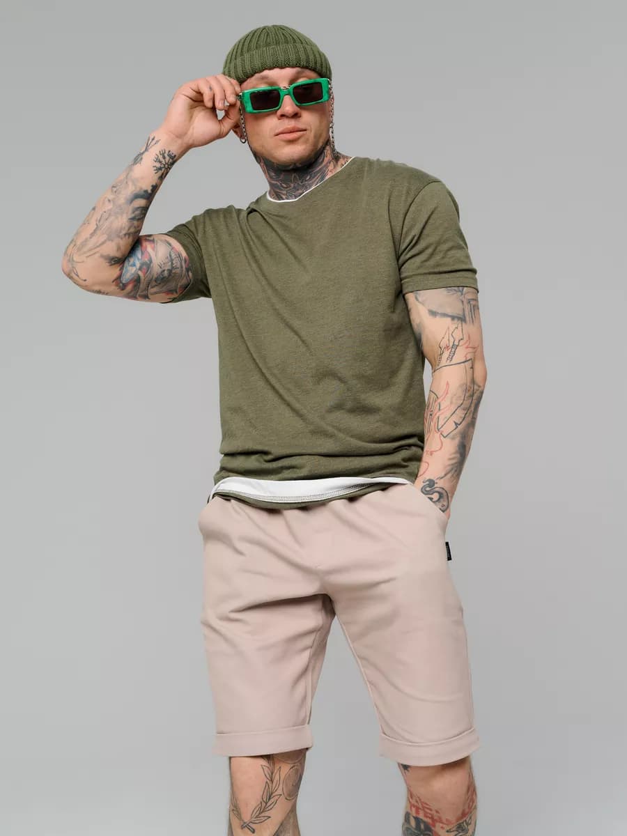 Шорты джинсовые на резинке