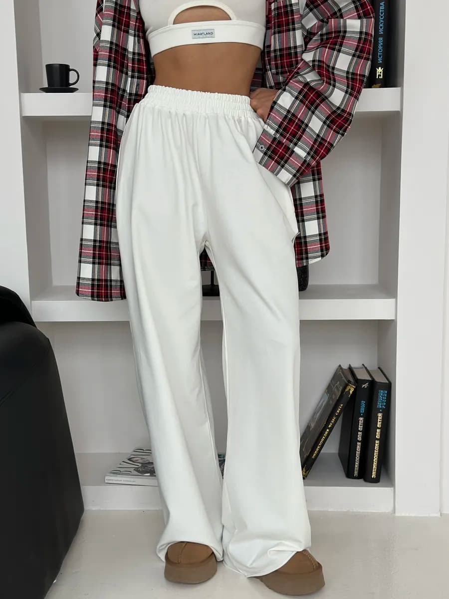 Брюки широкие оверсайз танцы с карманами