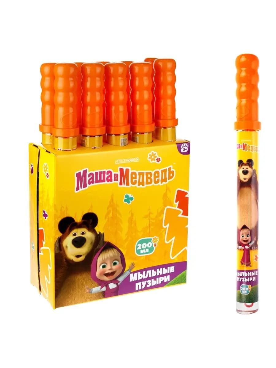 Мыльные пузыри детские Маша и Медведь 200 мл