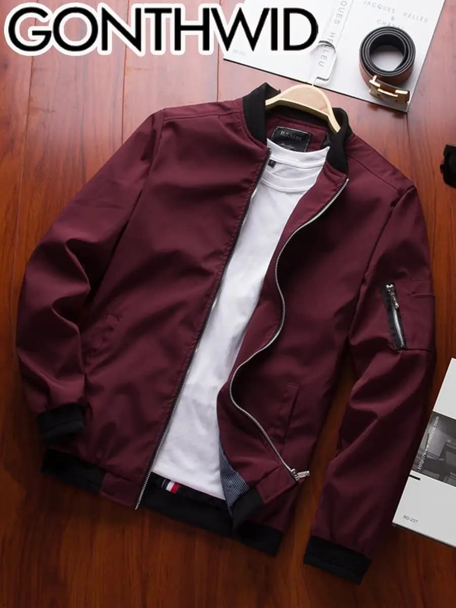 Бомбер мужской весна лето куртка легкая стильная