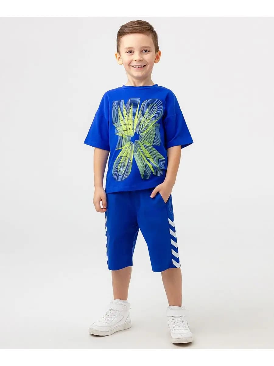 Шорты для мальчика удлиненные с карманами