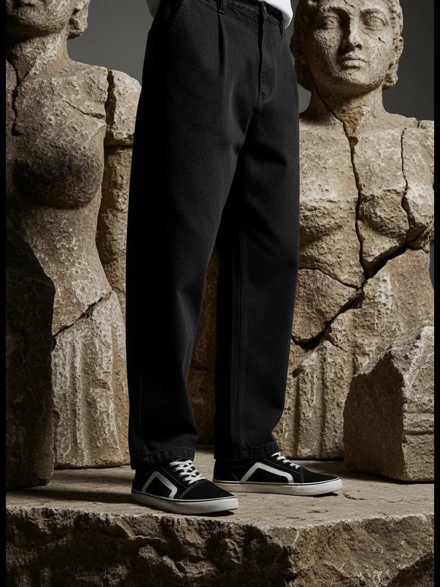 Зауженные джинсы бананы