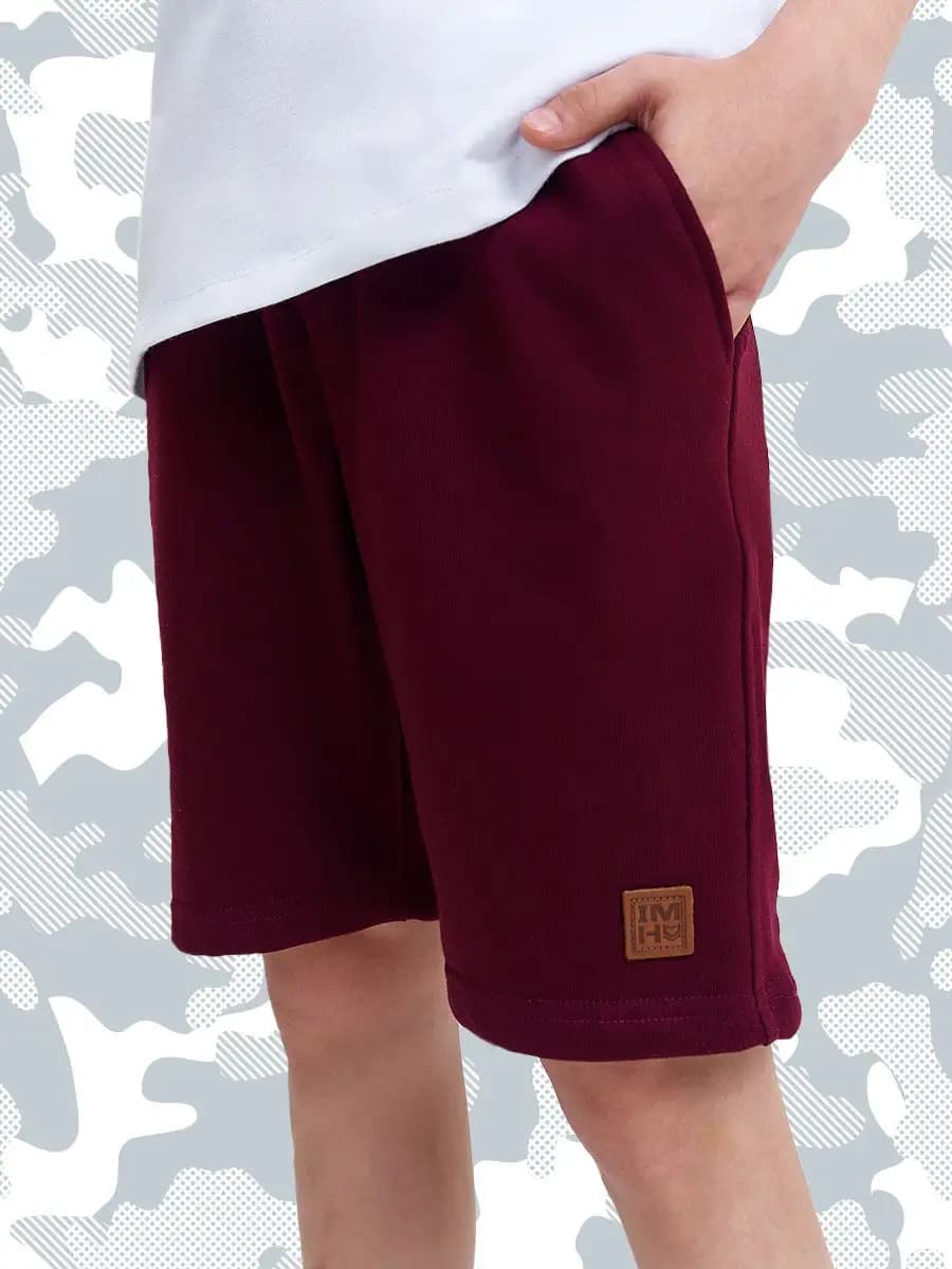 Шорты для мальчика детские бордовые