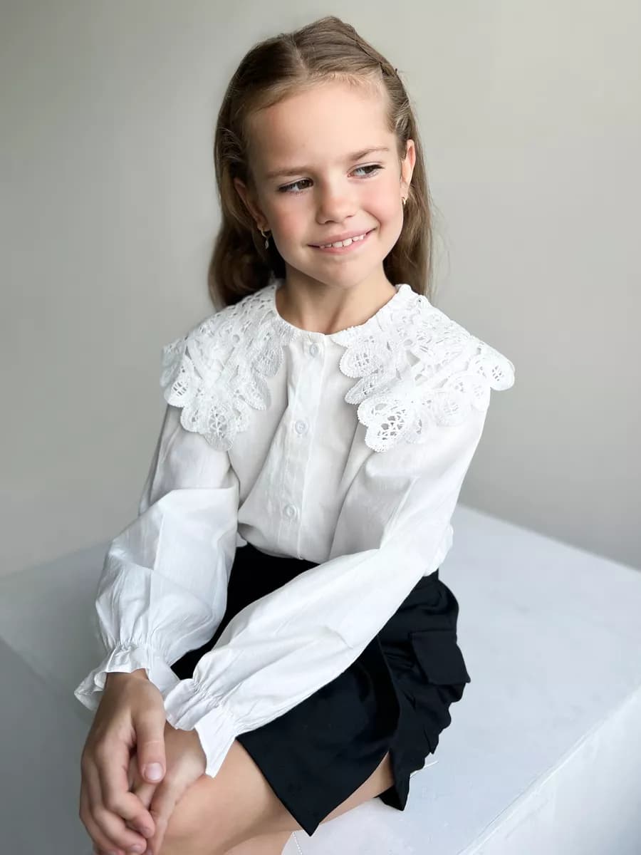 Блузка школьная нарядная