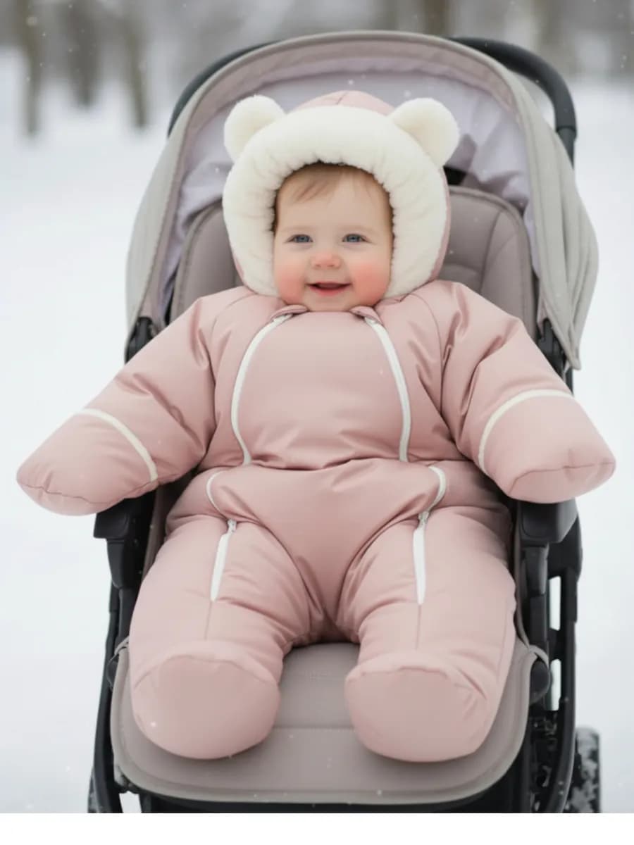 комбинезон зимний для новорожденных