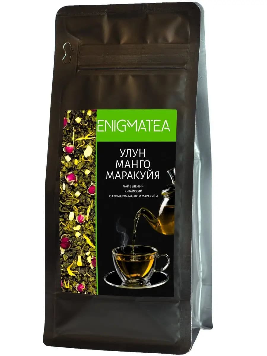 Чай улун Манго маракуйя зеленый, 125 г