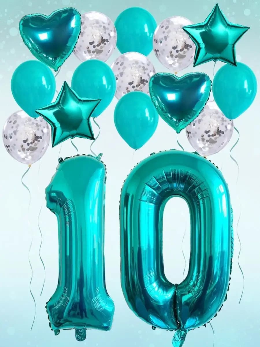 Набор шаров на 10 лет