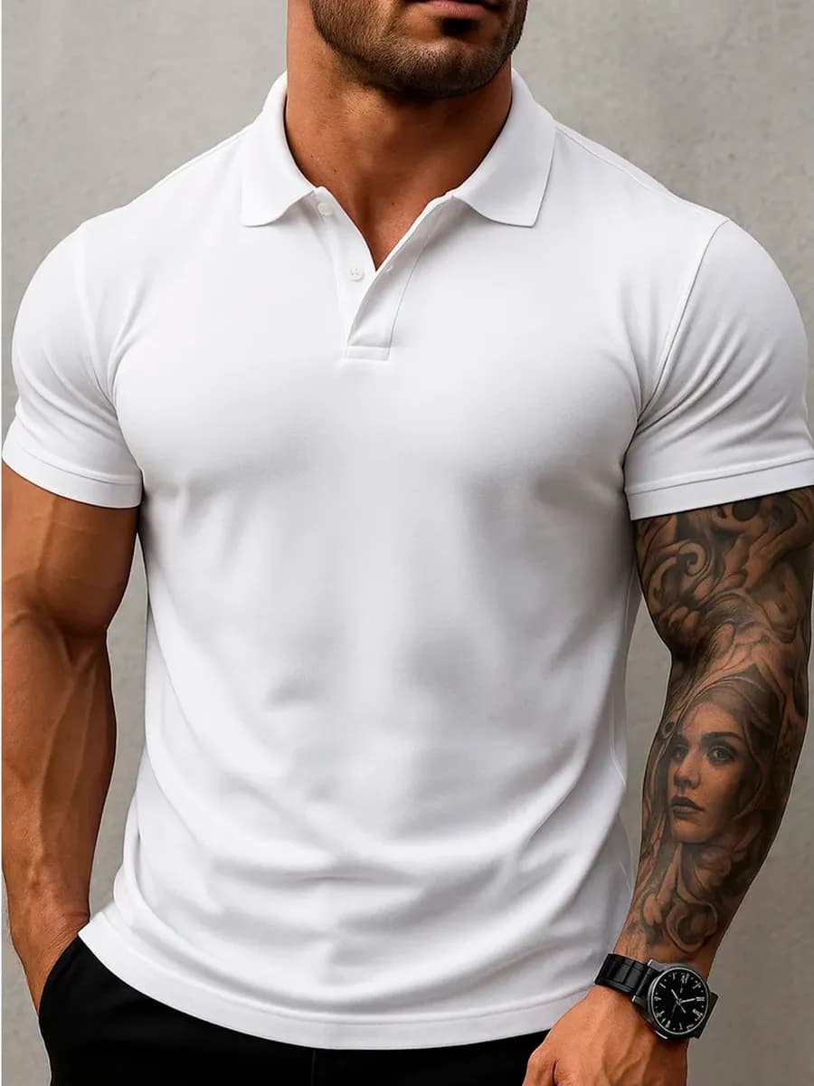 Футболка поло хлопок