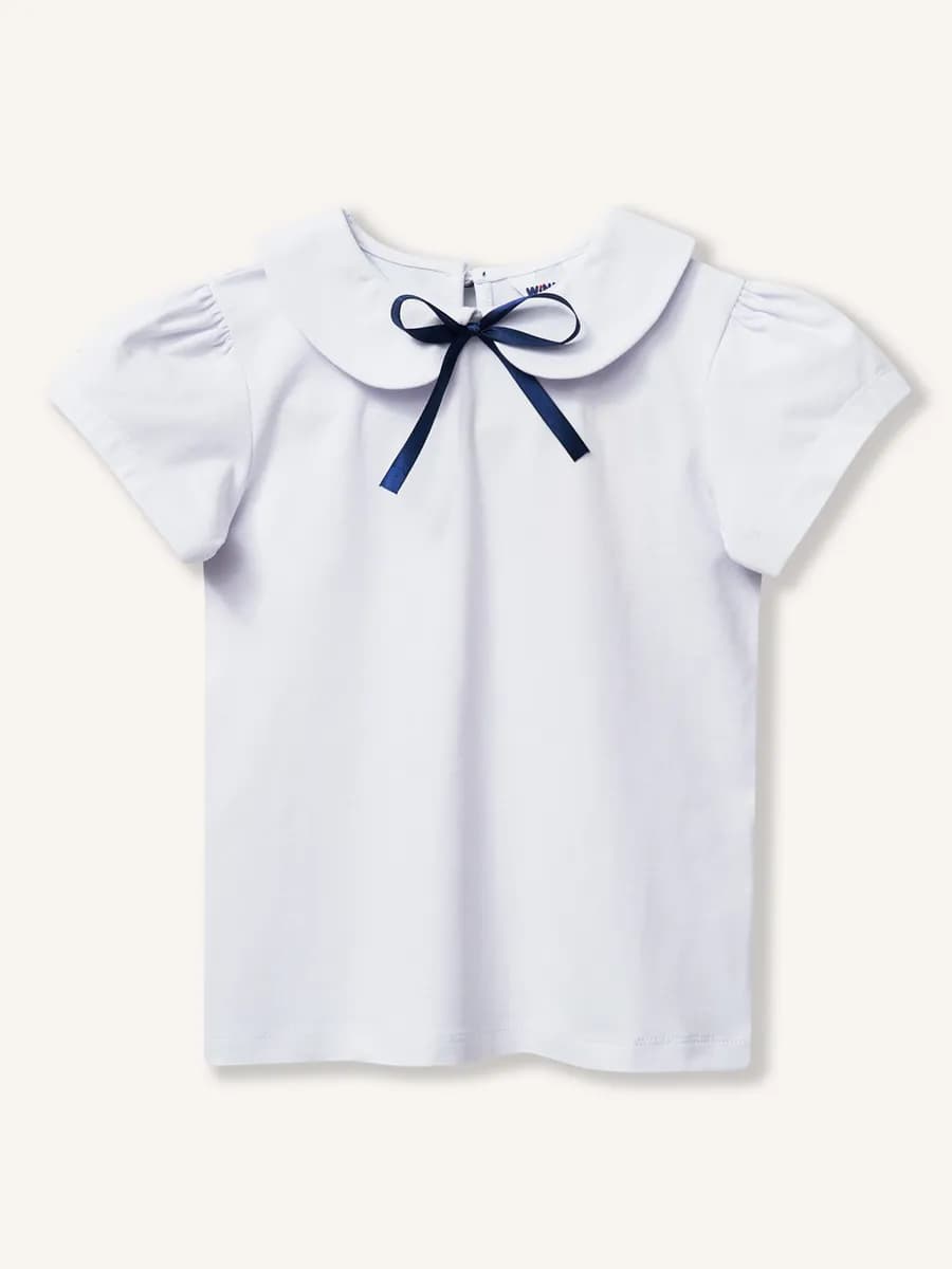 Блузка нарядная с коротким рукавом