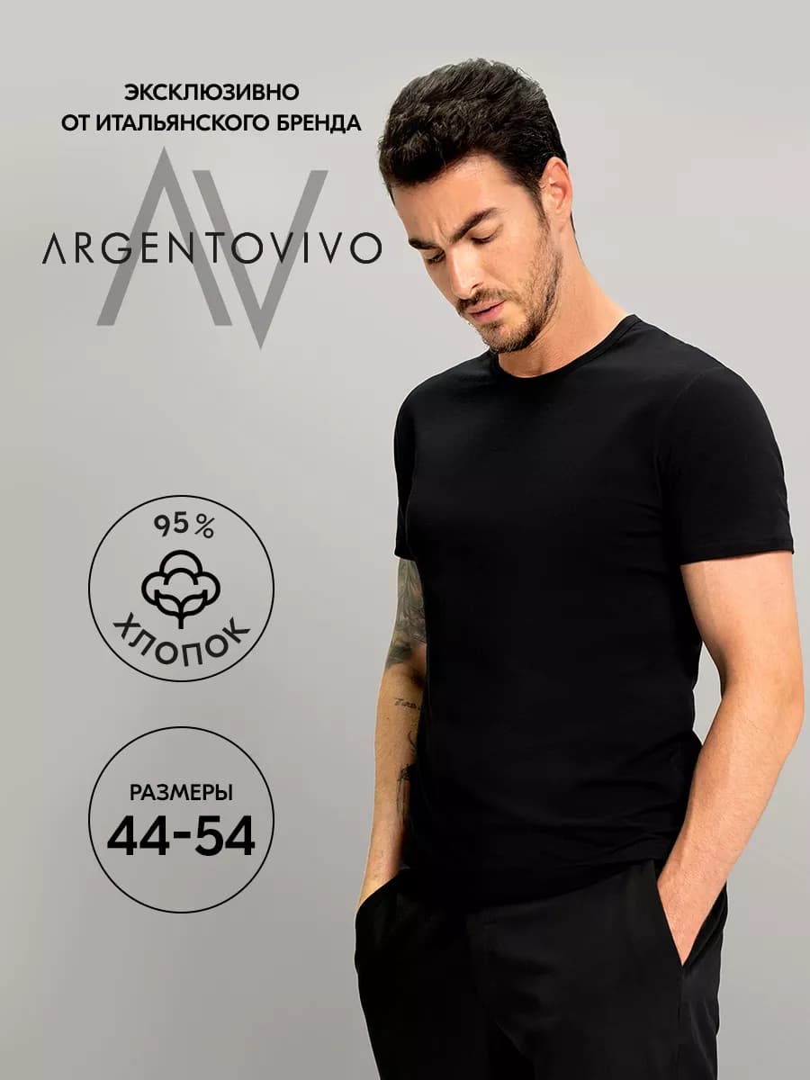 Футболка хлопковая однотонная