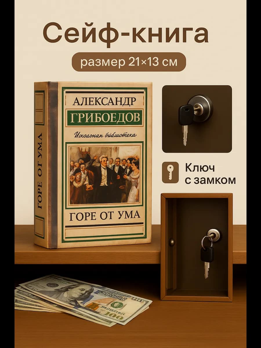 Книга-сейф, шкатулка для денег
