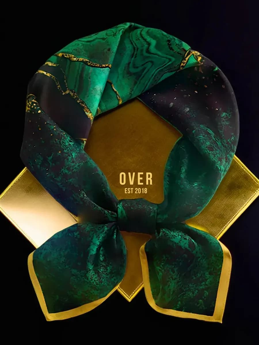 Платок шелковый на шею и голову pinterest