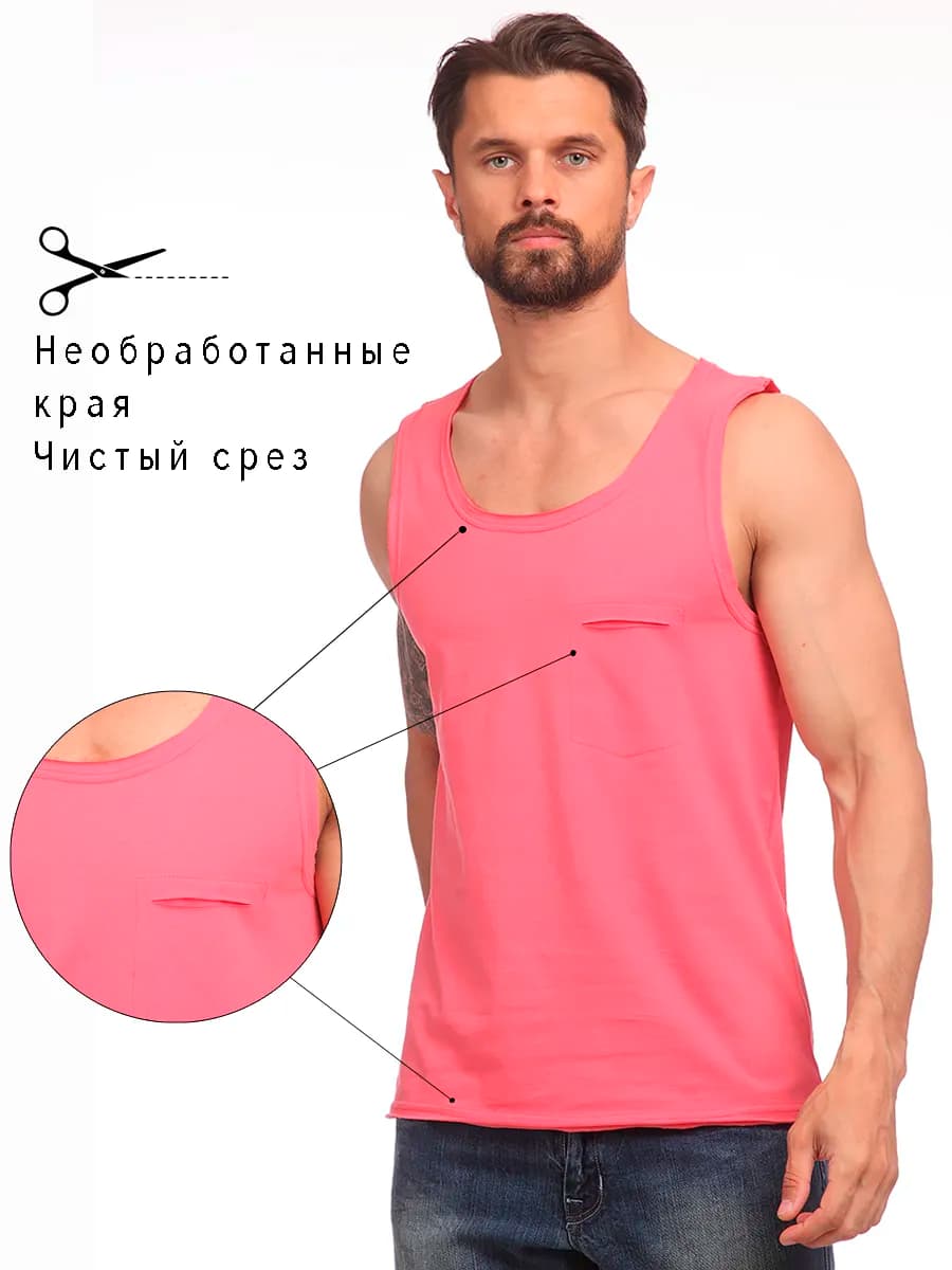 Майка мужская хлопок спортивная