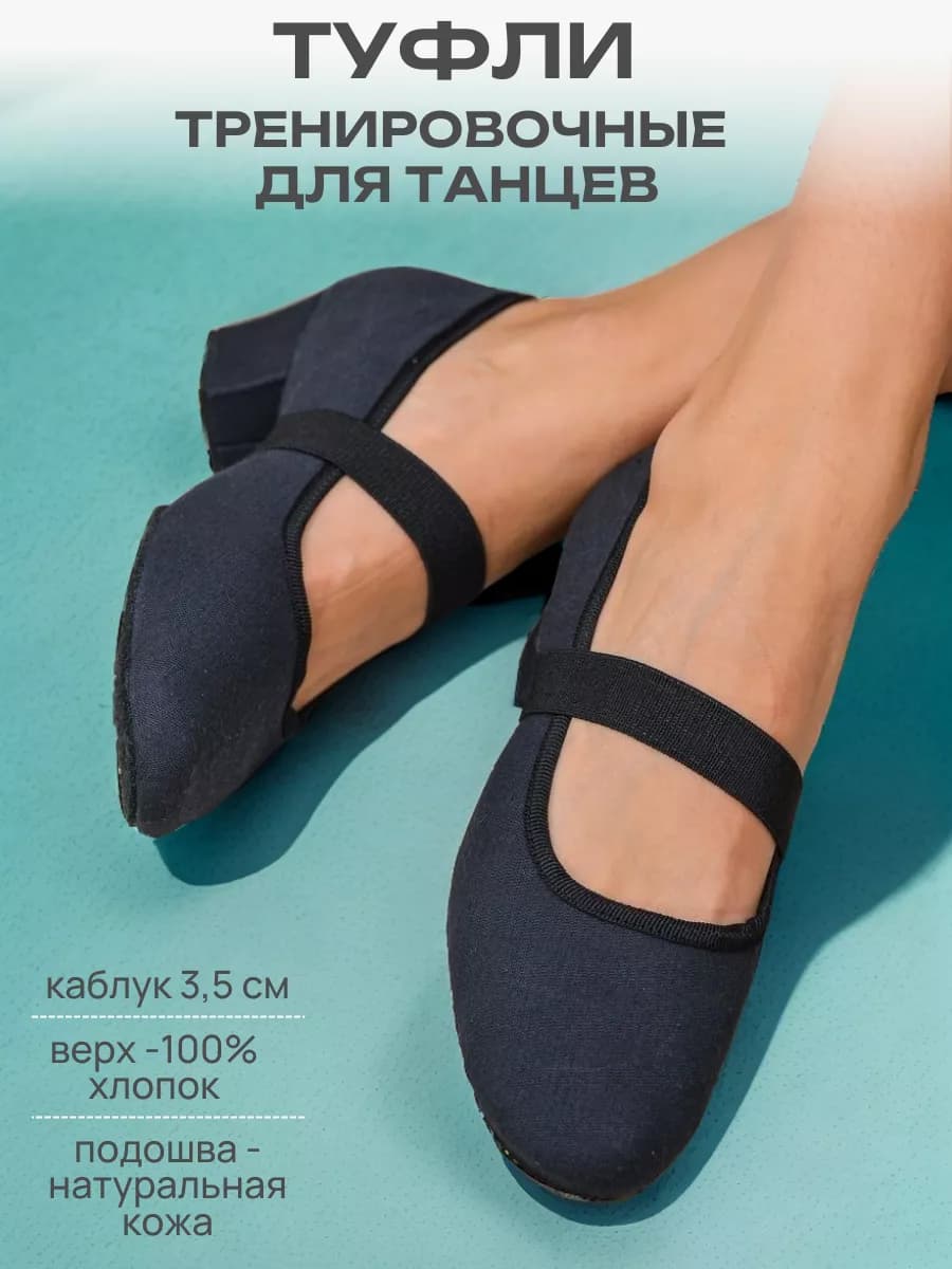 Туфли тренировочные танцевальные