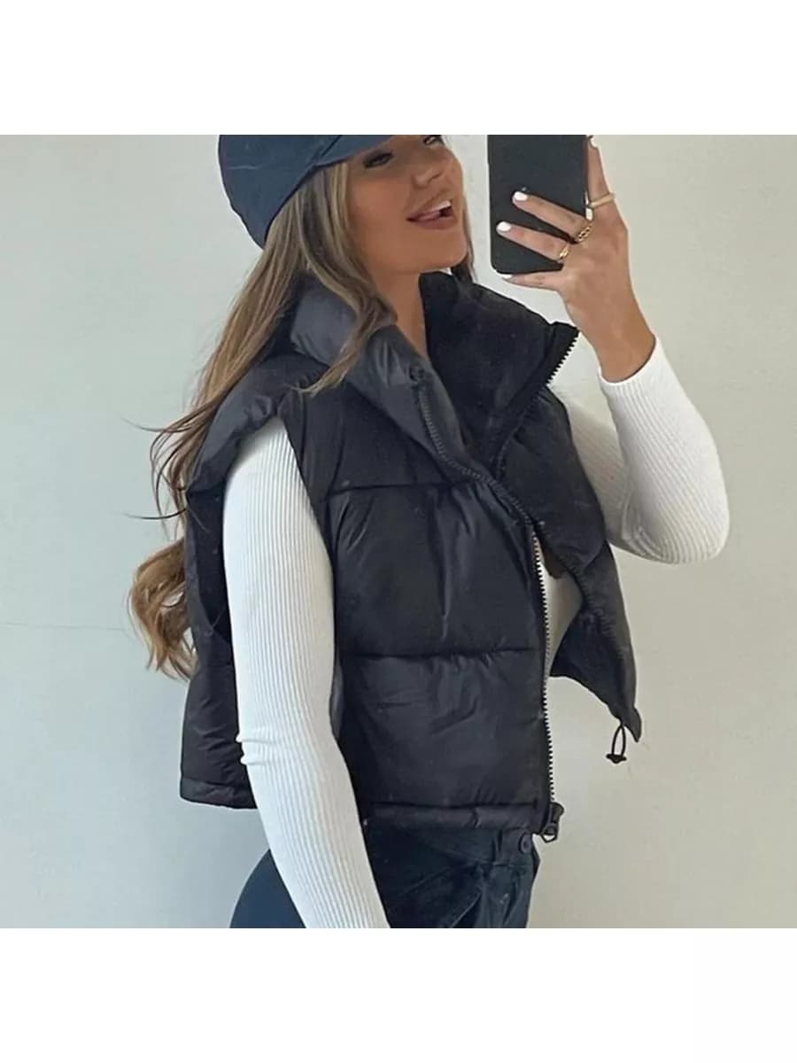 Жилет Y2k утепленный на весну