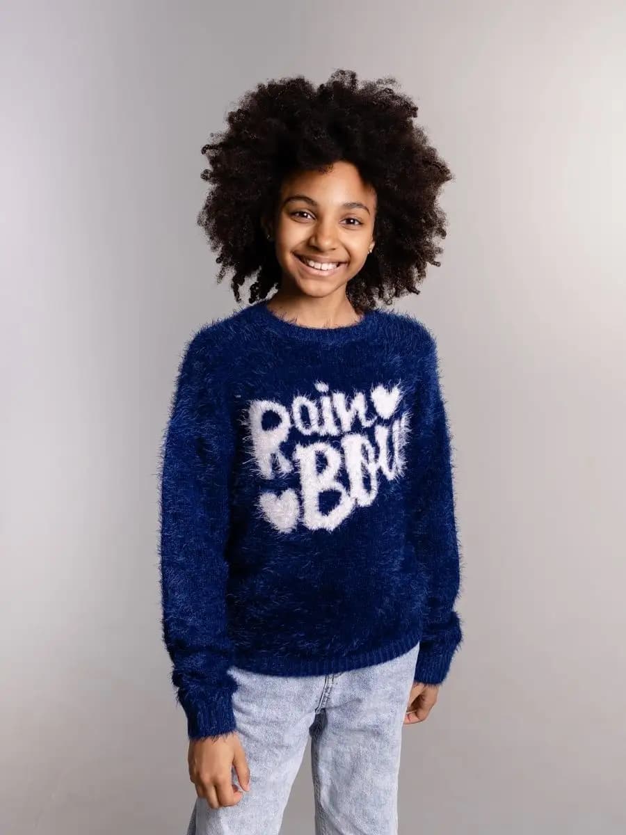 Джемпер для девочки. Цвет синий