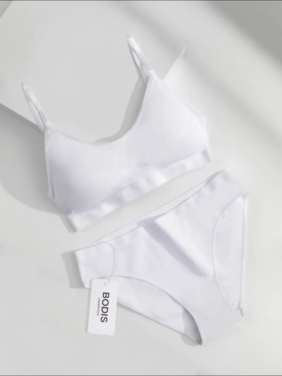 Нижнее белье комплект бесшовное с топом и трусами