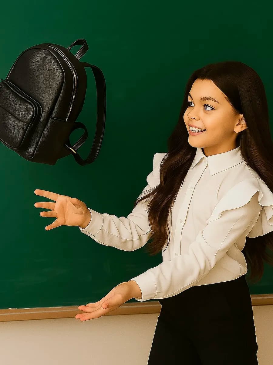 Блузка школьная белая нарядная