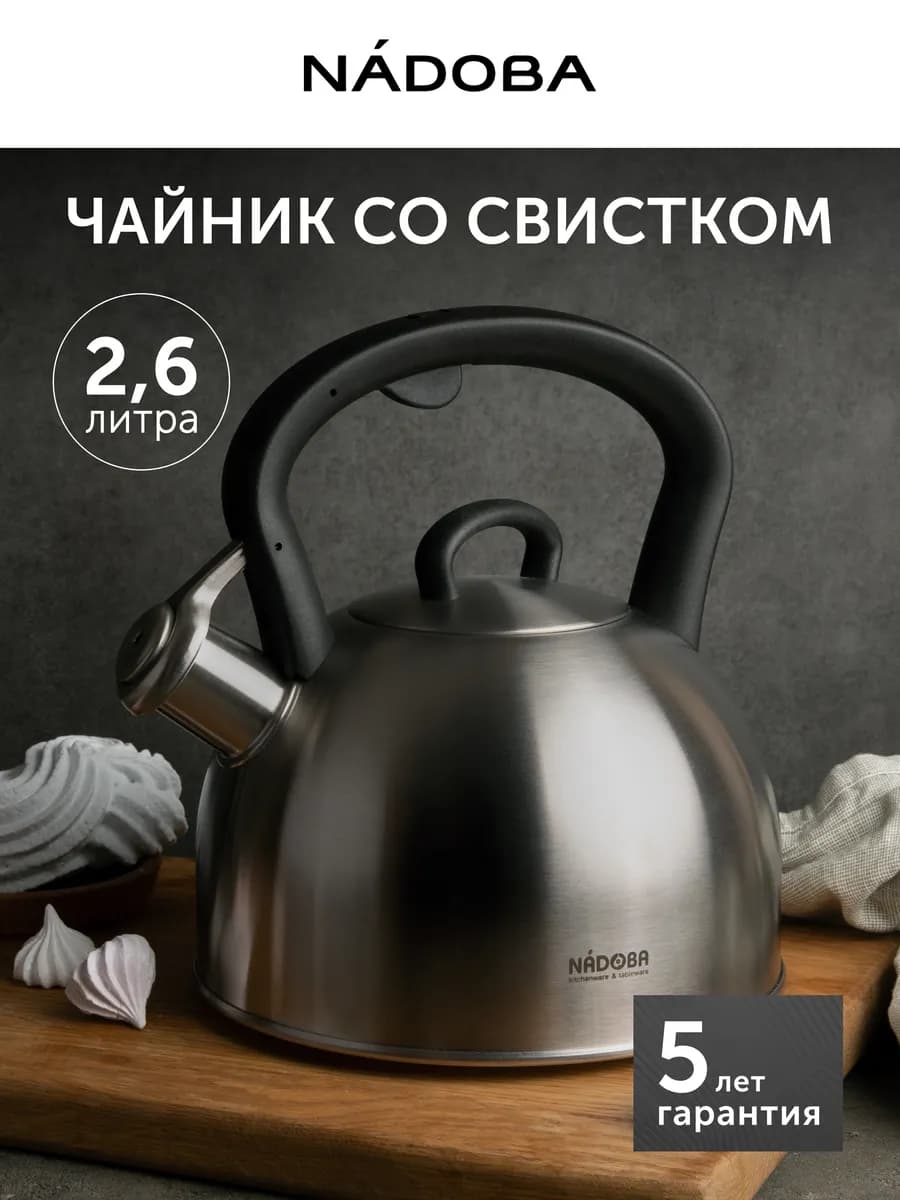 Чайник со свистком для газовой плиты
