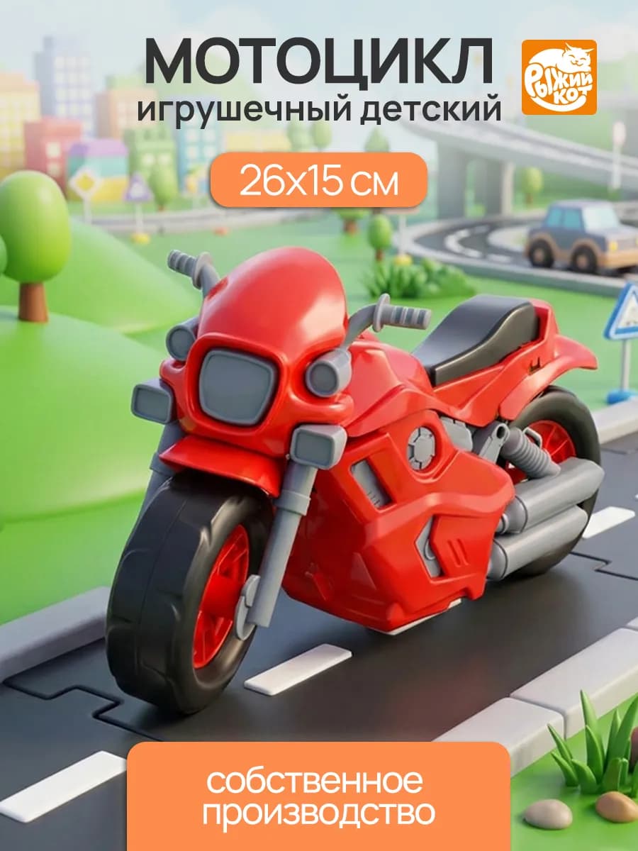 Мотоцикл игрушка детский большой