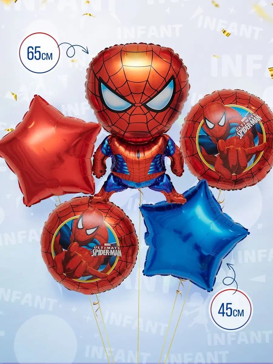 Набор воздушные шары Человек паук Спайдермен Spider man
