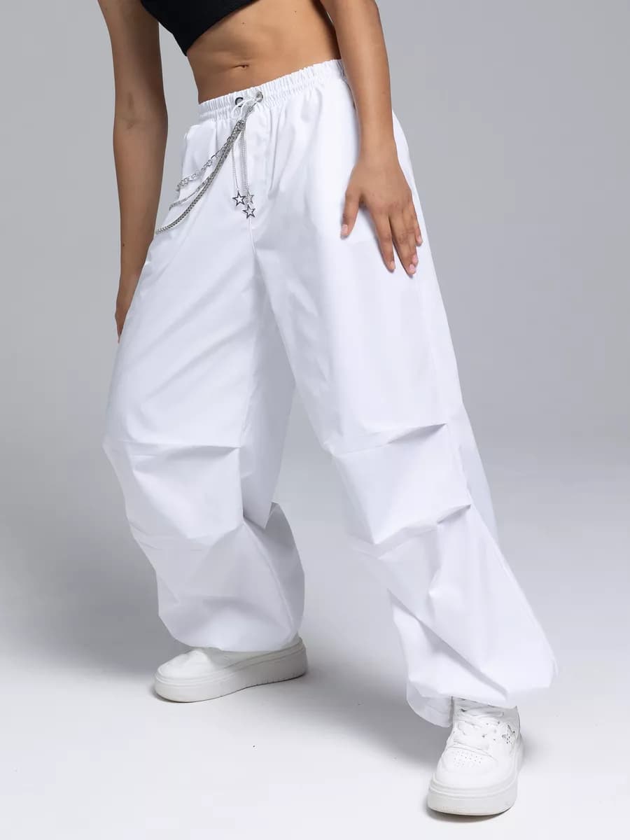 Брюки широкие парашюты карго